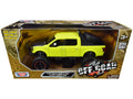 2019 Ford F-150 Lariat Crew Cab Pickup Truck Off Road Bright Green 1/24-1/27 Diecast Model Car by Motormax