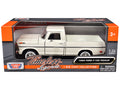 1969 Ford F-100 Pickup Truck Cream 'Timeless Legends' Series 1/24 Diecast Model Car by Motormax