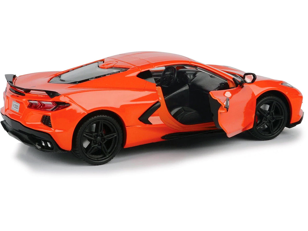 2020 Chevrolet Corvette C8 Stingray Orange 'Timeless Legends' 1/24 Diecast Model Car by Motormax
