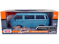 Volkswagen Type 2 (T3) Van Blue 'Timeless Legends' Series 1/24 Diecast Model Car by Motormax