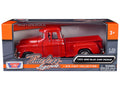 1955 GMC Blue Chip Pickup Truck Red 'Timeless Legends' Series 1/24 Diecast Model Car by Motormax
