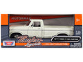 1977 Ford F-150 Custom Pickup Truck White 'Timeless Legends' Series 1/24 Diecast Model Car by Motormax