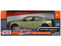 2023 Dodge Charger SXT Green Metallic 'Timeless Legends' Series 1/24 Diecast Model Car by Motormax