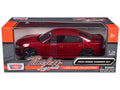 2023 Dodge Charger SXT Red Metallic 'Timeless Legends' Series 1/24 Diecast Model Car by Motormax