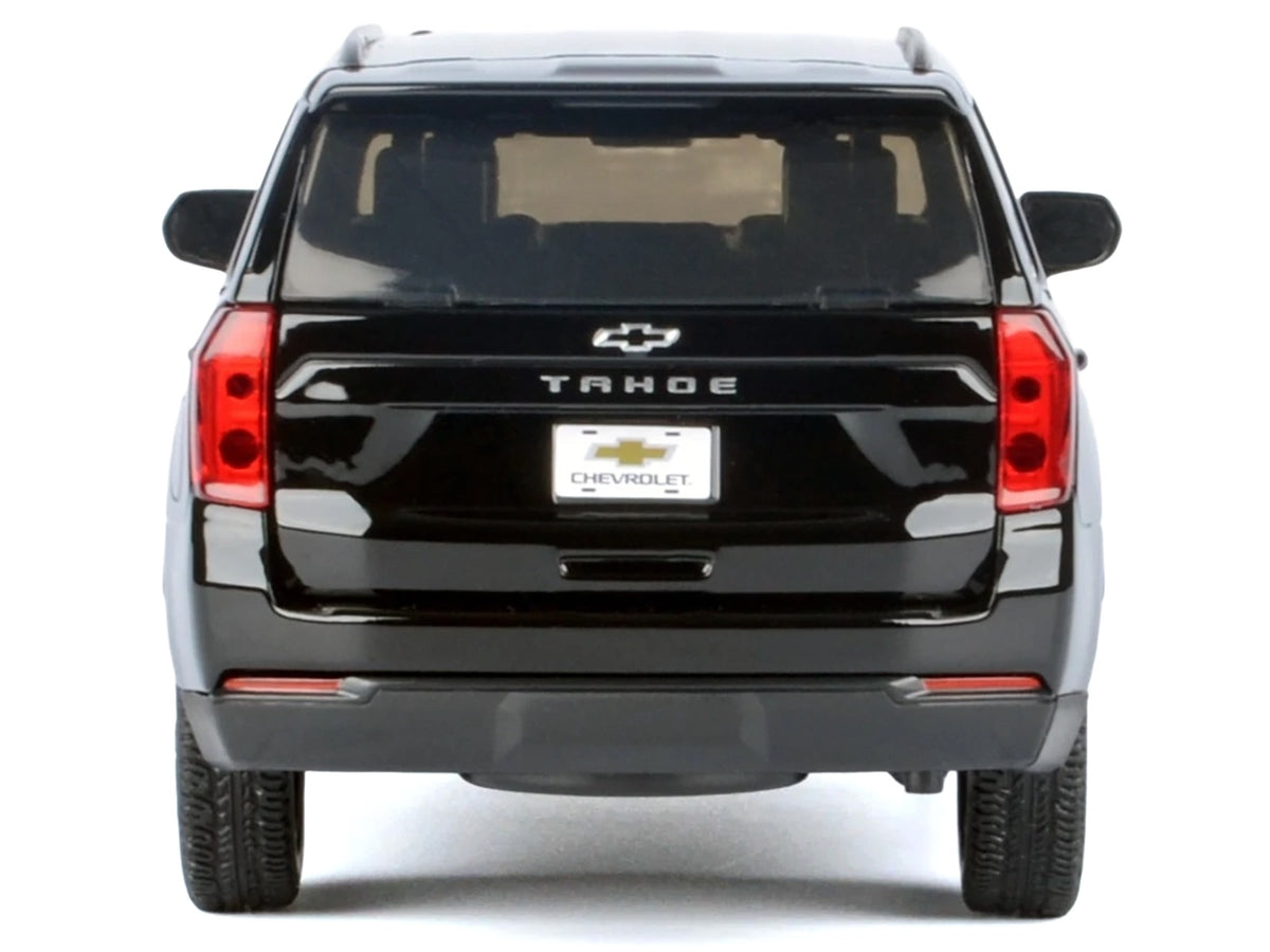 2025 Chevrolet Tahoe Z71 Black 'Timeless Legends' Series 1/24 Diecast Model Car by Motormax