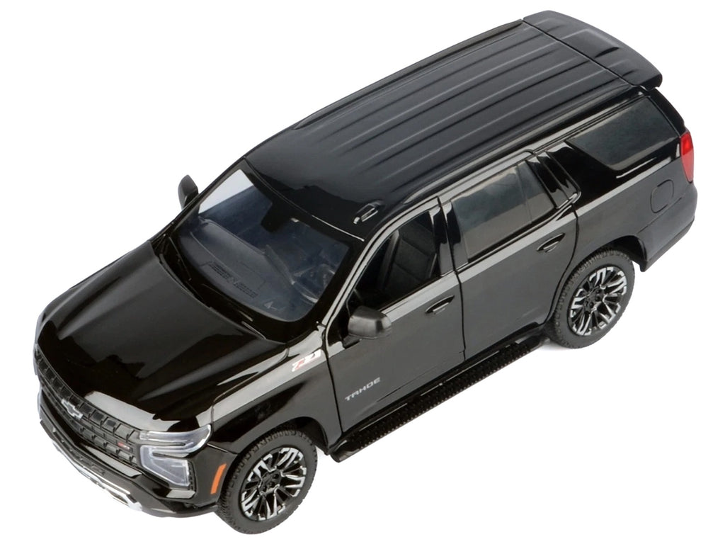 2025 Chevrolet Tahoe Z71 Black 'Timeless Legends' Series 1/24 Diecast Model Car by Motormax