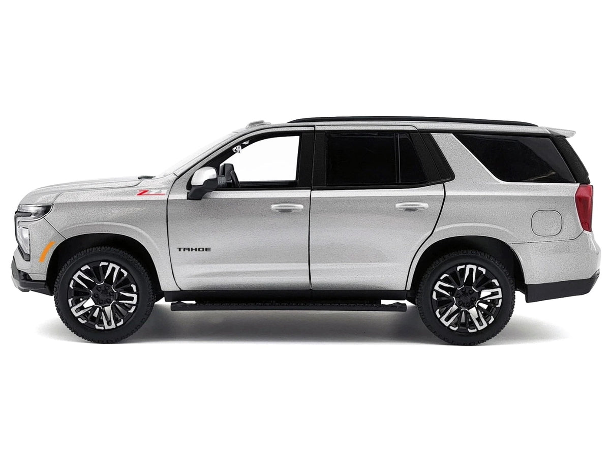 2025 Chevrolet Tahoe Z71 Gray Metallic 'Timeless Legends' Series 1/24 Diecast Model Car by Motormax