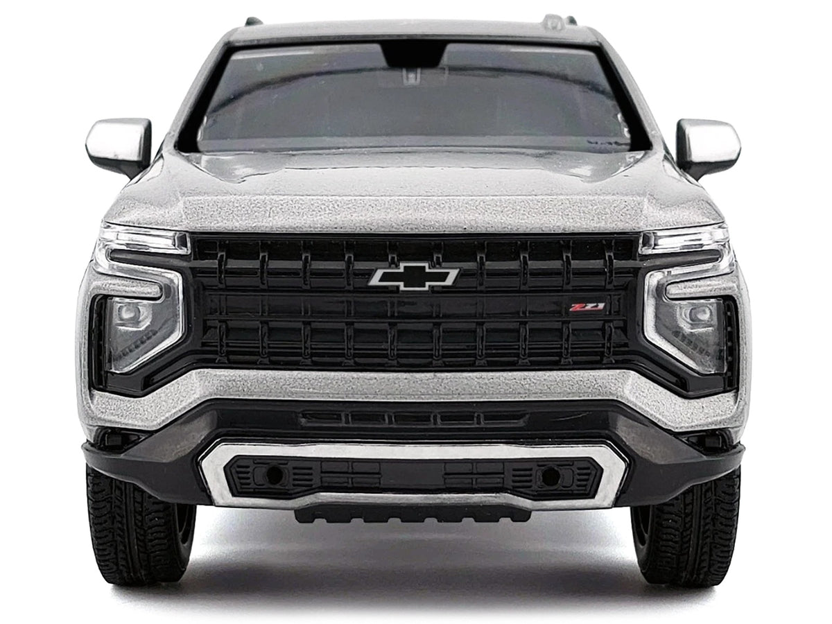 2025 Chevrolet Tahoe Z71 Gray Metallic 'Timeless Legends' Series 1/24 Diecast Model Car by Motormax