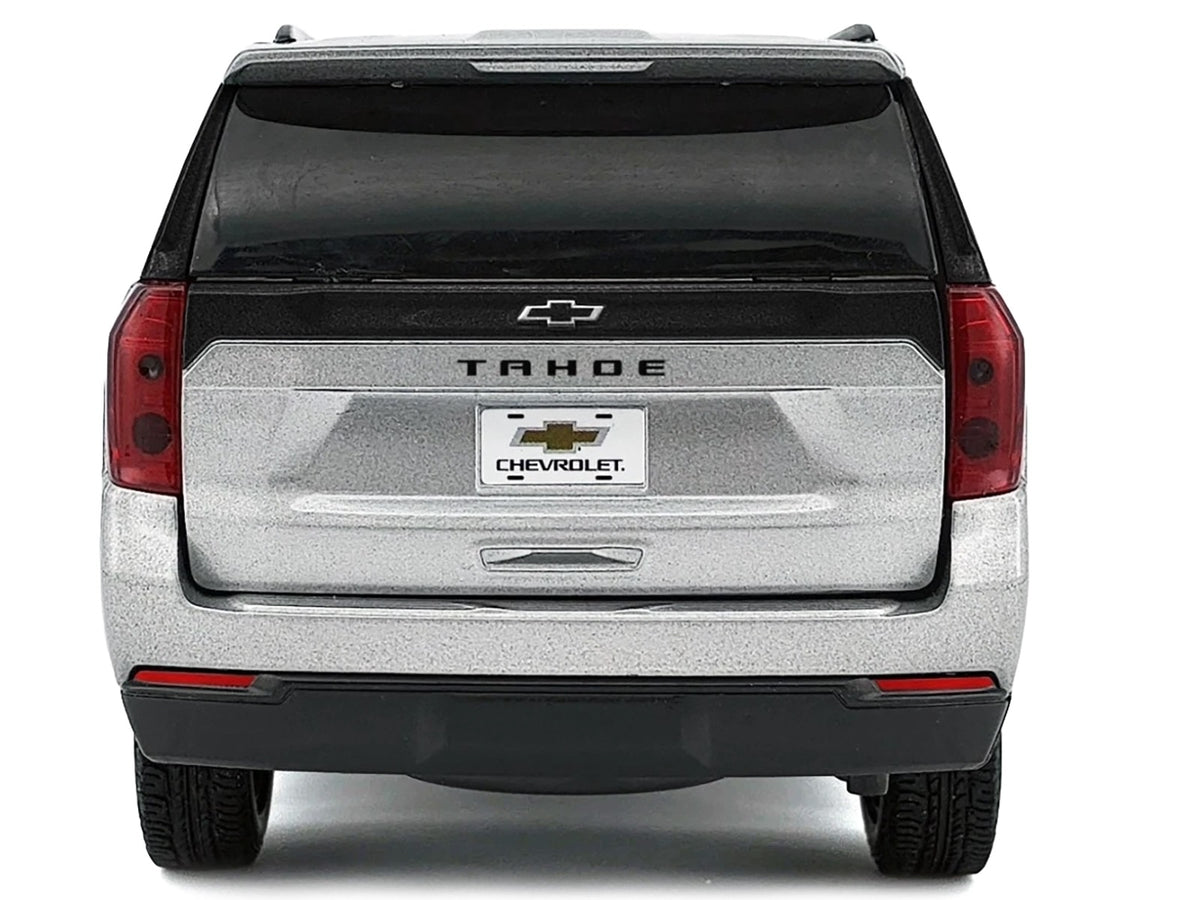 2025 Chevrolet Tahoe Z71 Gray Metallic 'Timeless Legends' Series 1/24 Diecast Model Car by Motormax