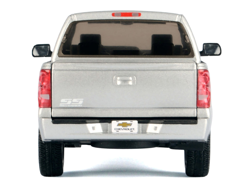 2006 Chevrolet Silverado SS Pickup Truck Silver Metallic 'Timeless Legends' Series 1/25 Diecast Model Car by Motormax