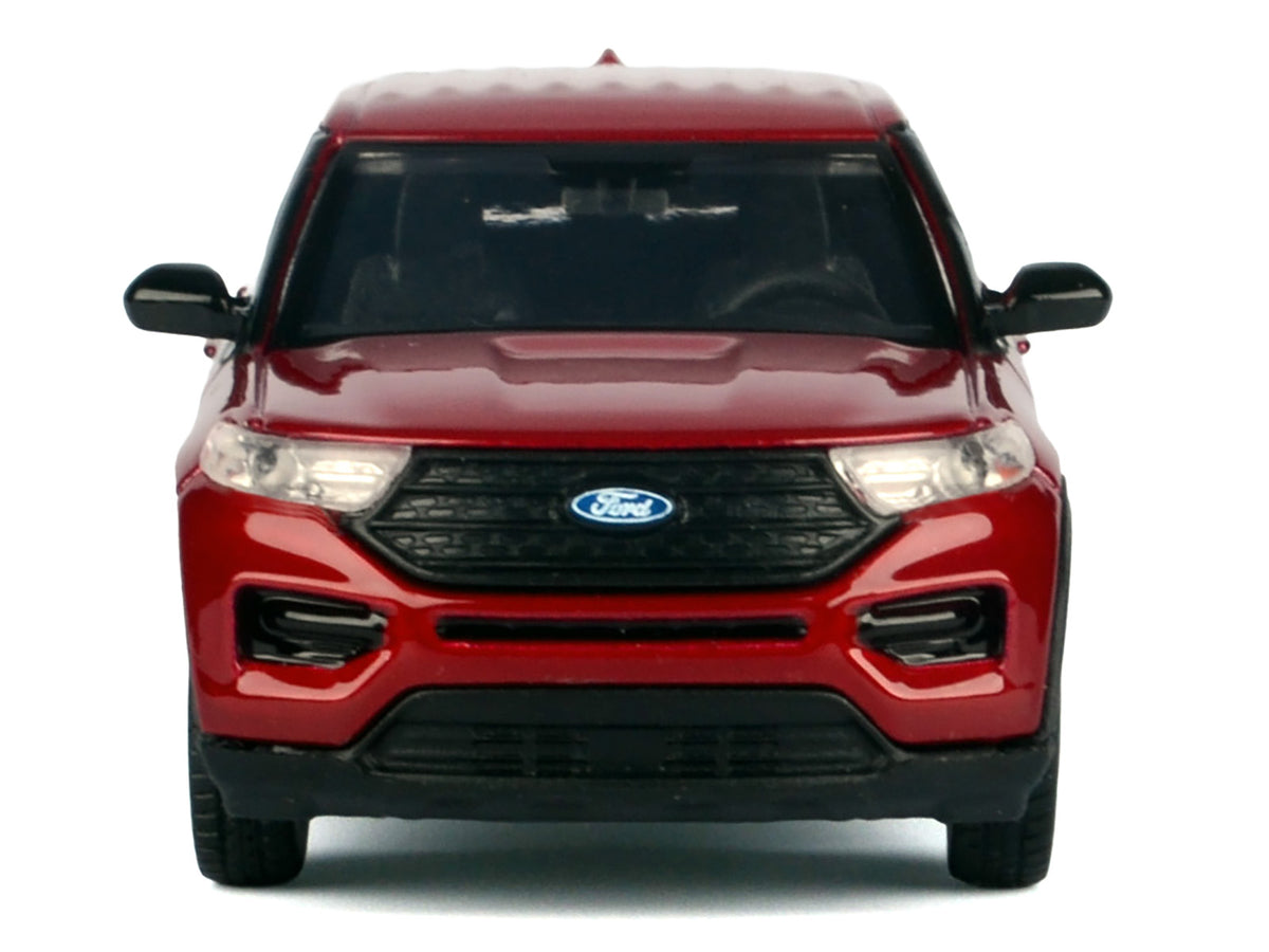 2023 Ford Explorer Red Metallic 'Timeless Legends' Series 1/43 Diecast Model Car by Motormax