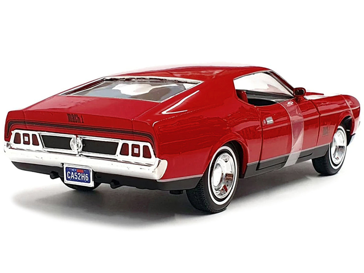 1971 Ford Mustang Mach 1 Red James Bond 007 'Diamonds are Forever' (1971) Movie 'James Bond Collection' Series 1/24 Diecast Model Car by Motormax