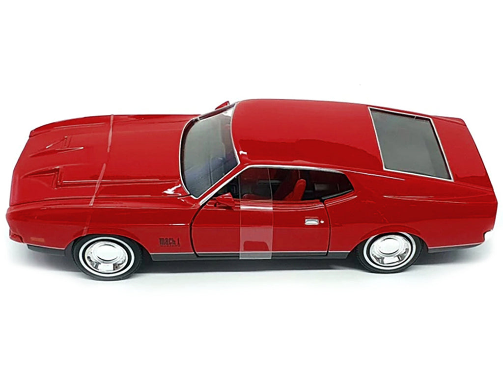 1971 Ford Mustang Mach 1 Red James Bond 007 'Diamonds are Forever' (1971) Movie 'James Bond Collection' Series 1/24 Diecast Model Car by Motormax