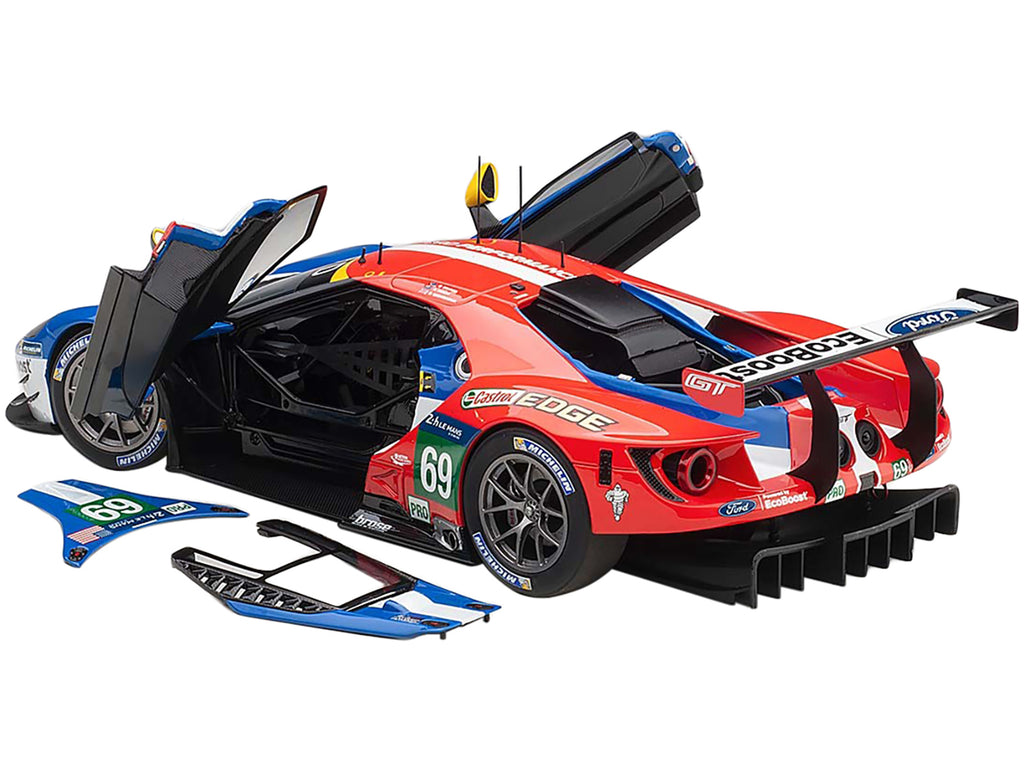 Ford GT #69 Ryan Briscoe - Richard Westbrook - Scott Dixon 'Ford Chip Ganassi Team USA' 24H Le Mans (2016) 1/18 Model Car by Autoart