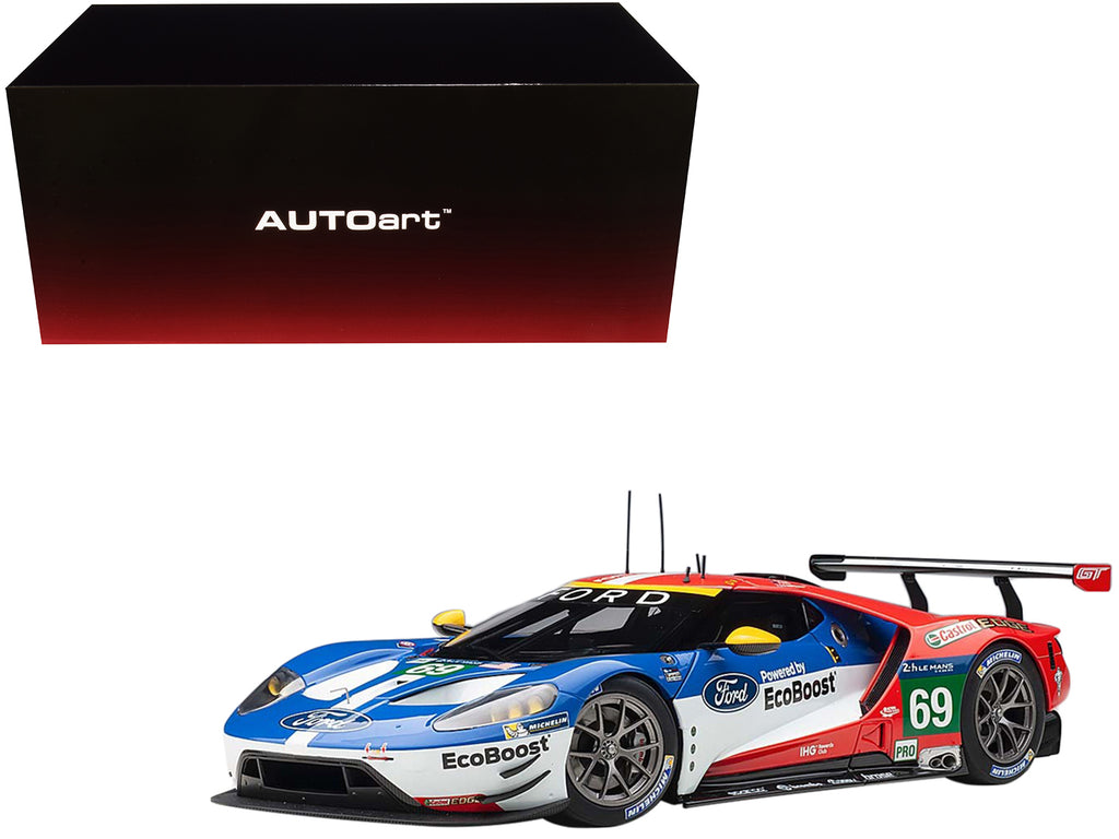 Ford GT #69 Ryan Briscoe - Richard Westbrook - Scott Dixon 'Ford Chip Ganassi Team USA' 24H Le Mans (2016) 1/18 Model Car by Autoart