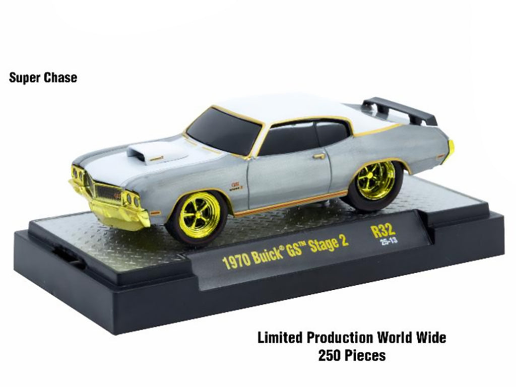 'Ground Pounders' 6 Cars Set Release 32 IN DISPLAY CASES Limited Edition 1/64 Diecast Model Cars by M2 Machines