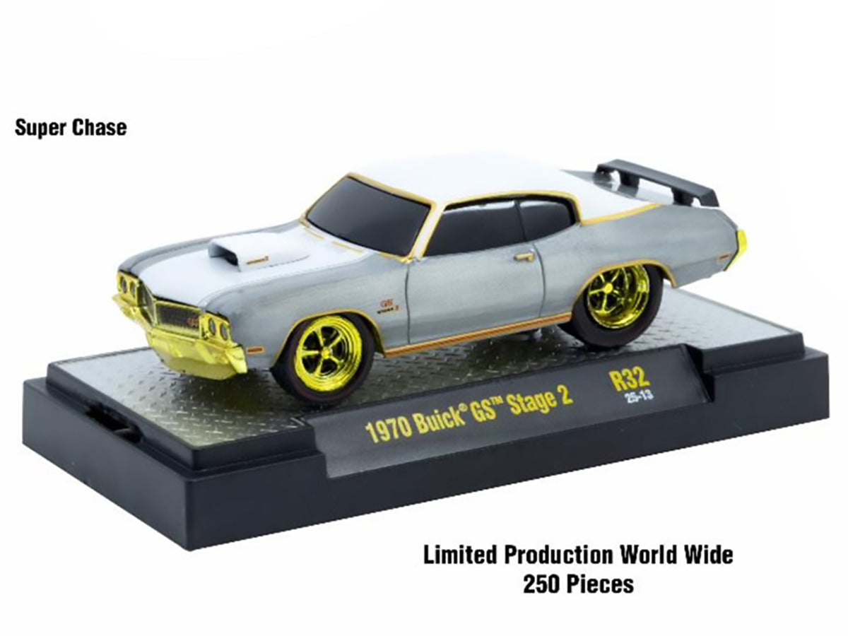'Ground Pounders' 6 Cars Set Release 32 IN DISPLAY CASES Limited Edition 1/64 Diecast Model Cars by M2 Machines
