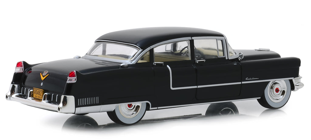 1955 Cadillac Fleetwood Series 60 Black 'The Godfather' (1972) Movie 1/24 Diecast Model Car by Greenlight