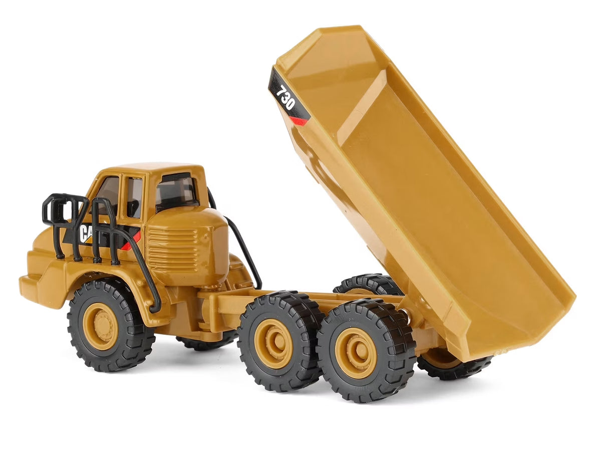 CAT Caterpillar 730 Articulated Truck Yellow 1/87 (HO) Diecast Model by Diecast Masters
