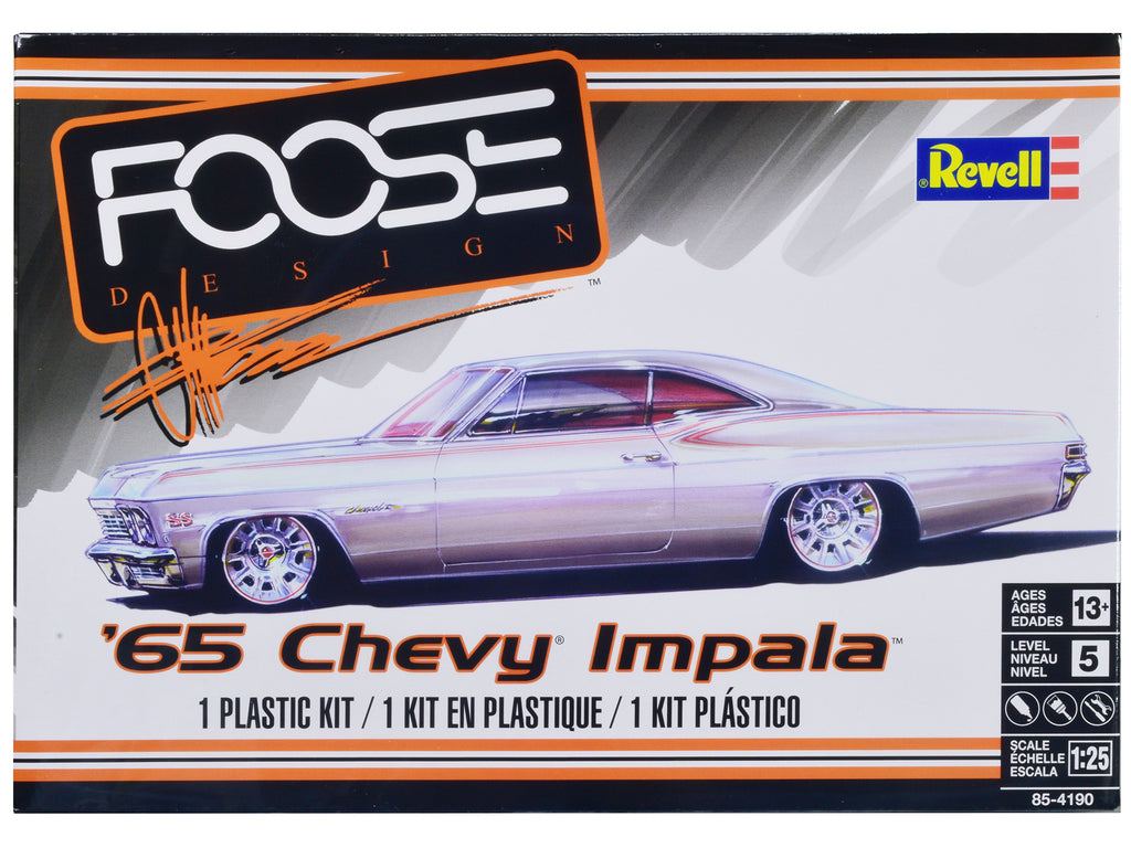 Level 5 Model Kit 1965 Chevrolet Impala 'Foose Designed' 1/25 Scale Model by Revell