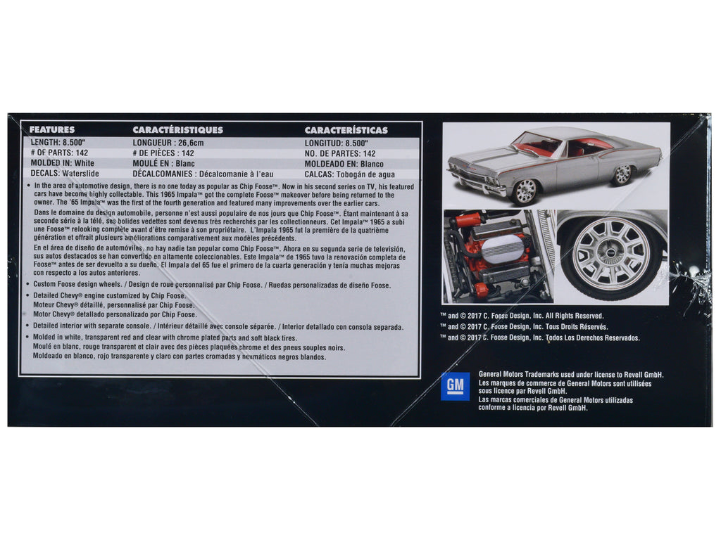 Level 5 Model Kit 1965 Chevrolet Impala 'Foose Designed' 1/25 Scale Model by Revell