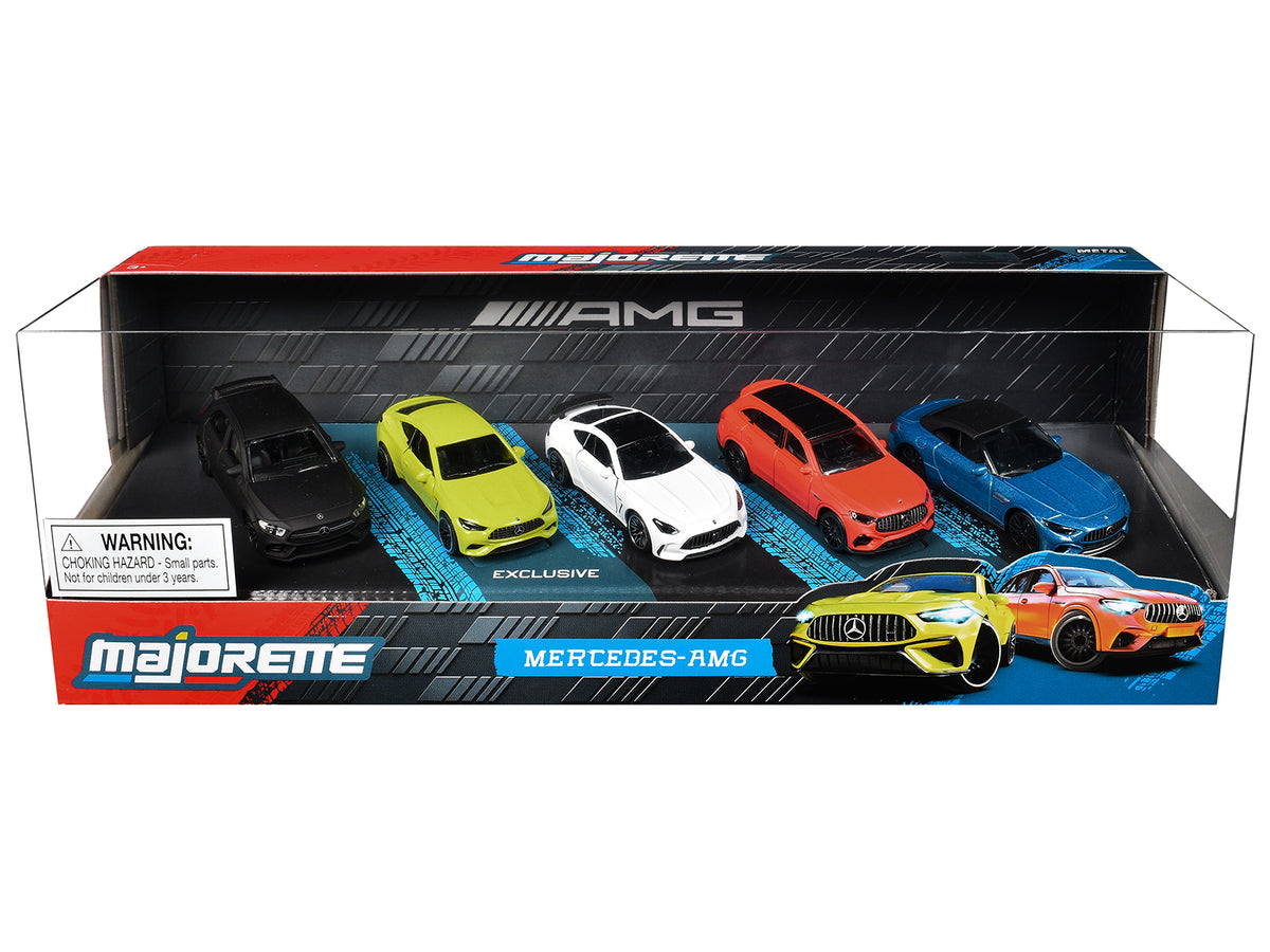'Mercedes-AMG' 5 Piece Set 1/64 Diecast Model Cars by Majorette