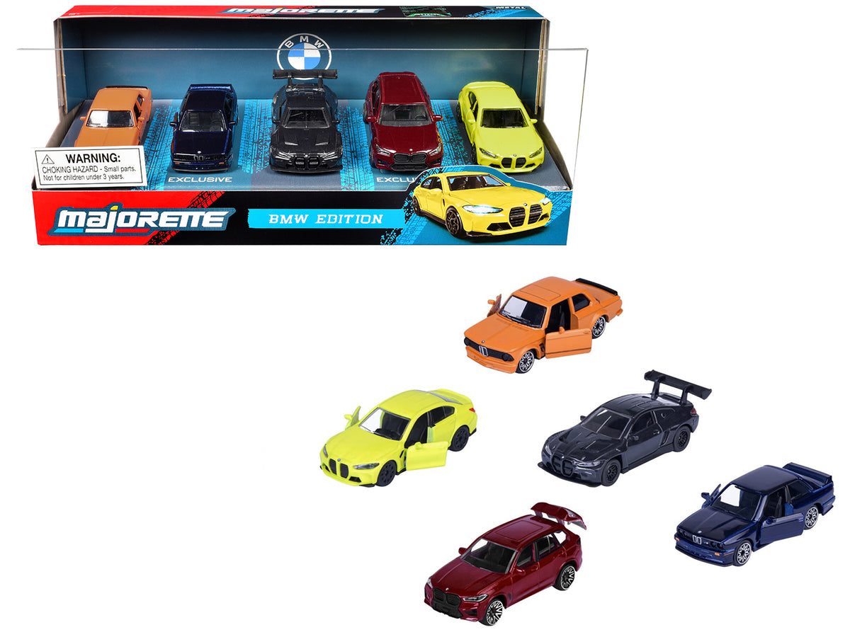 'BMW Edition' 5 Piece Set 1/64 Diecast Model Cars by Majorette