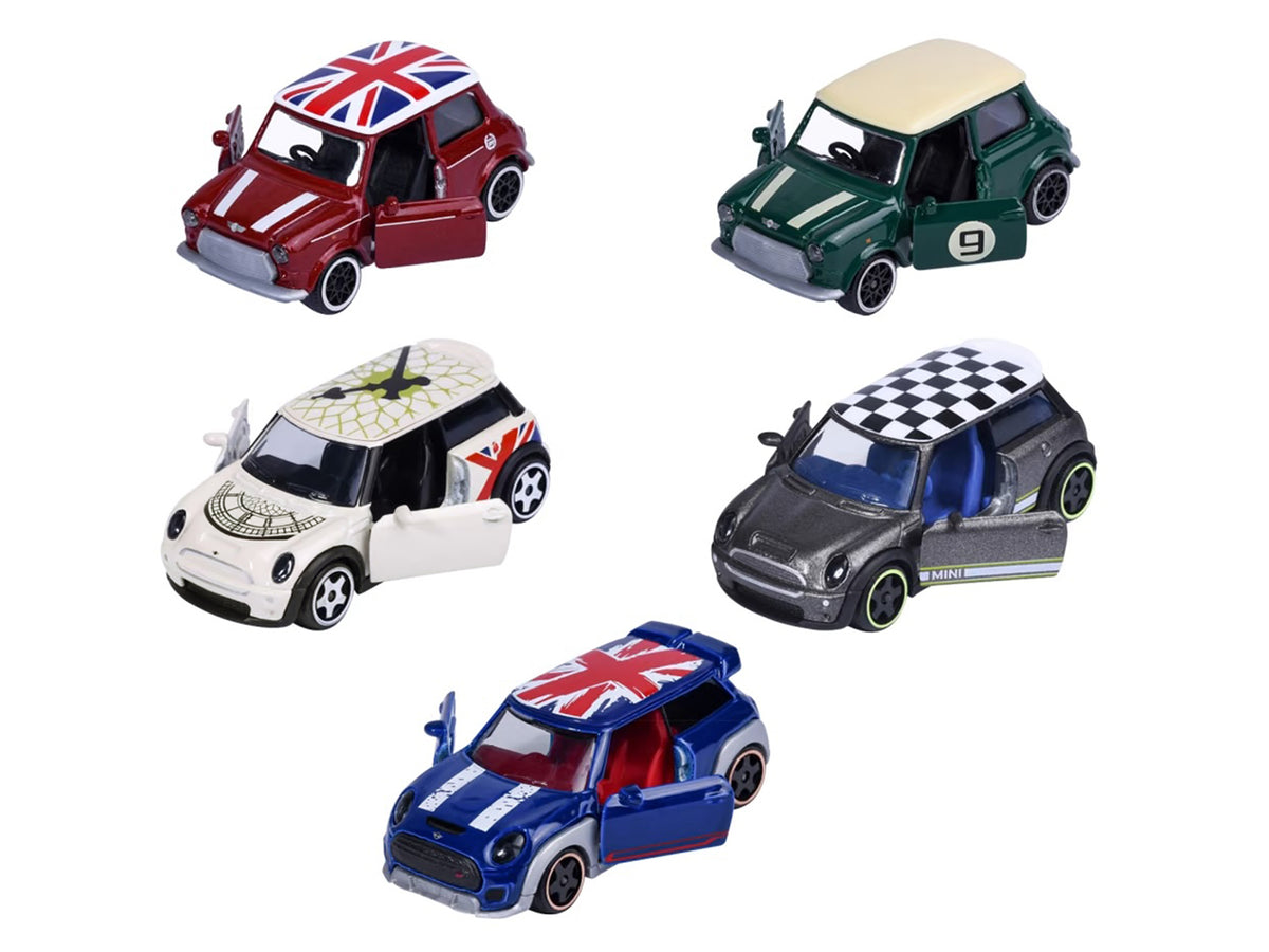 'Mini Icons' 5 Piece Set 1/64 Diecast Model Cars by Majorette