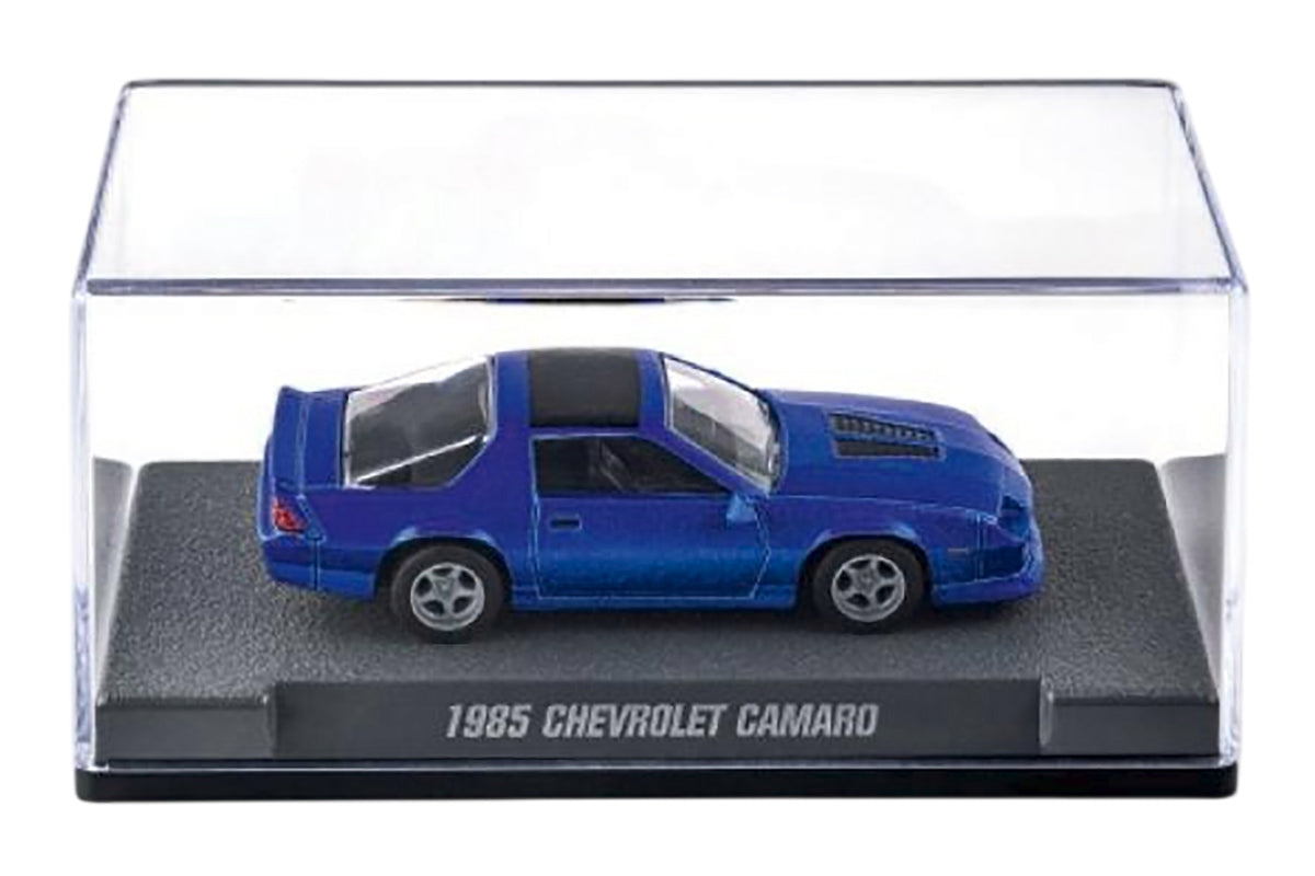 1985 Chevrolet Camaro Blue Metallic with Black Top 'Collection' Series 1/64 Diecast Model Car by Majorette