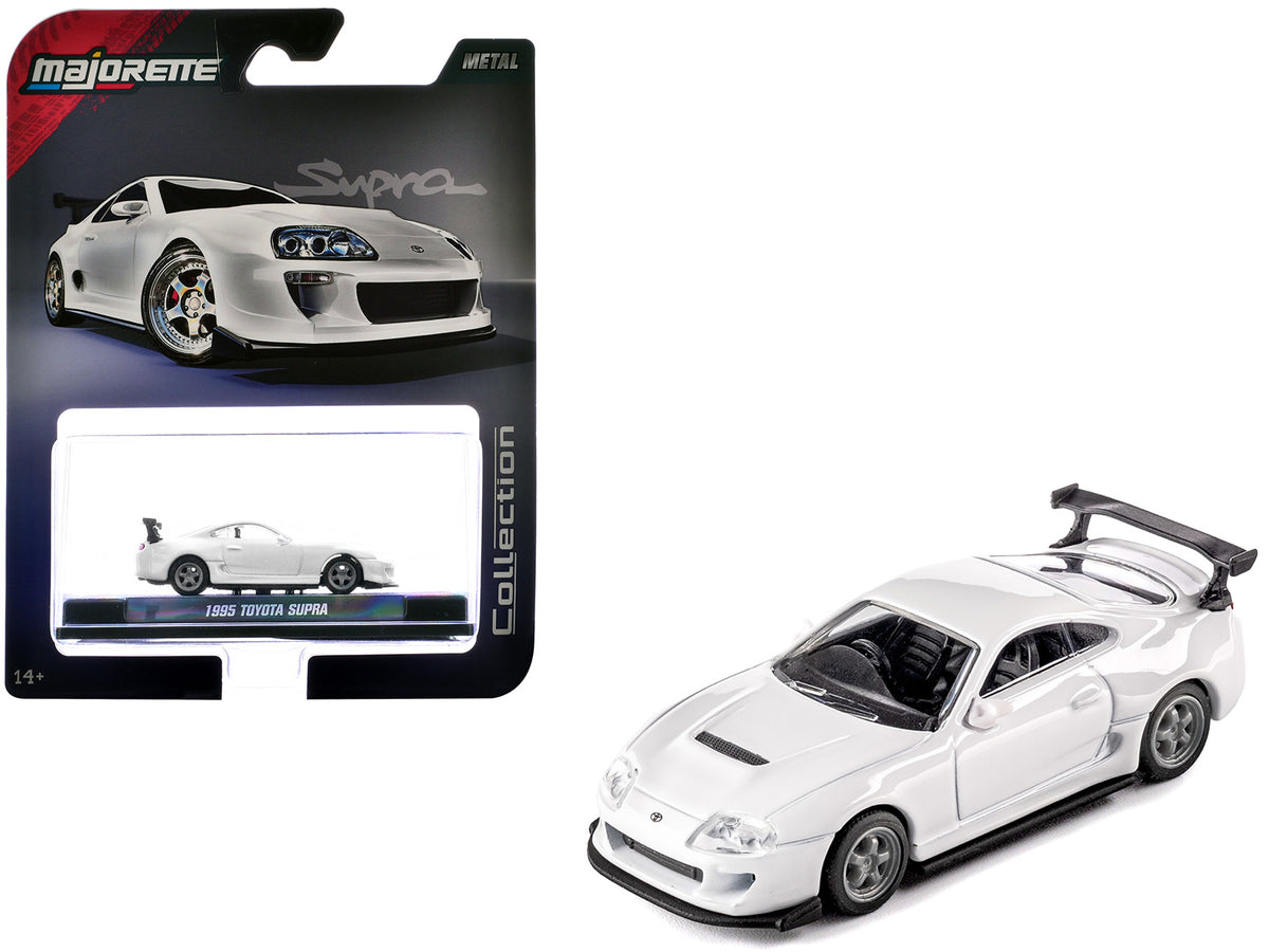 1995 Toyota Supra RHD (Right Hand Drive) White 'Collection' Series 1/64 Diecast Model Car by Majorette
