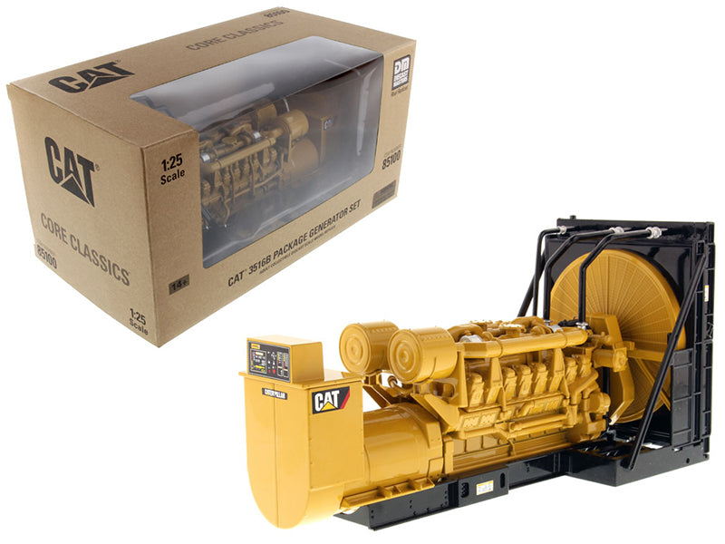 CAT Caterpillar 3516B Engine Generator 3 piece Set 'Core Classic' Series 1/25 Diecast Model by Diecast Masters