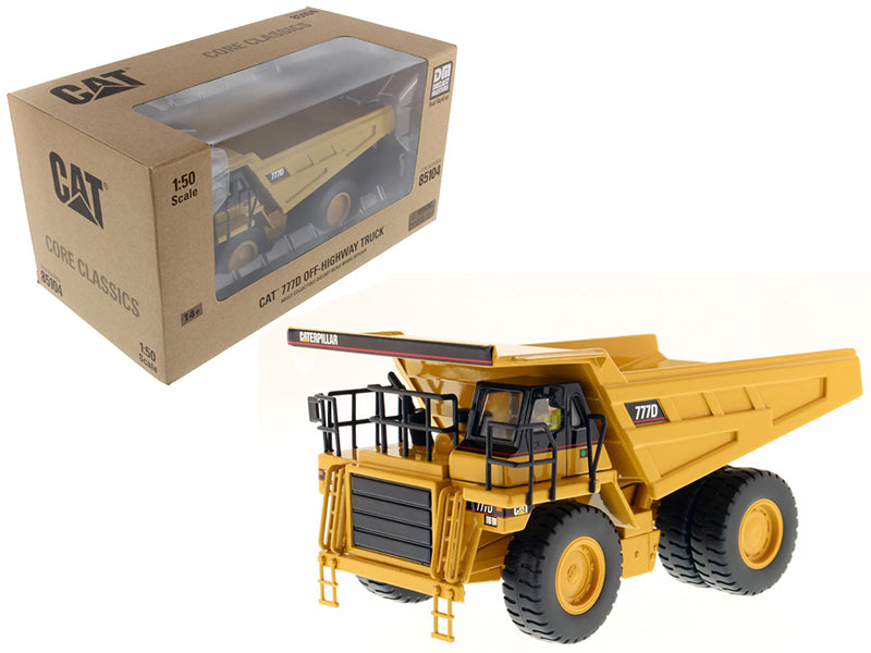 CAT Caterpillar 777D Off Highway Dump Truck with Operator 'Core Classics Series' 1/50 Diecast Model by Diecast Masters