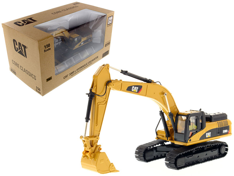 CAT Caterpillar 330D L Hydraulic Excavator with Operator 'Core Classics Series' 1/50 Diecast Model by Diecast Masters