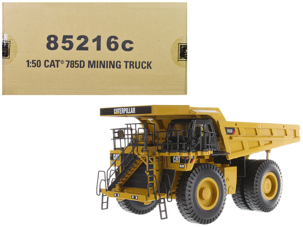 CAT Caterpillar 785D Mining Truck Yellow with Operator 'Core Classics' Series 1/50 Diecast Model by Diecast Masters
