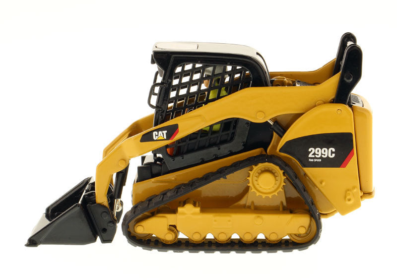 CAT Caterpillar 299C Compact Track Loader with Work Tools and Operator 'Core Classics' Series 1/32 Diecast Model by Diecast Masters