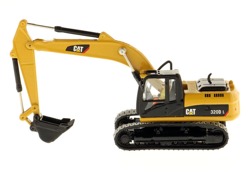 CAT Caterpillar 320D L Hydraulic Excavator with Operator 'High Line' Series 1/87 (HO) Scale Diecast Model by Diecast Masters