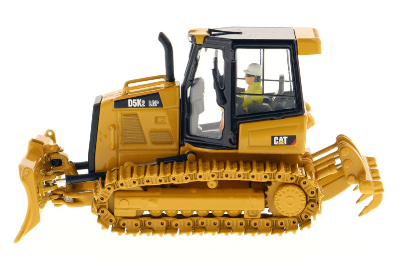 CAT Caterpillar D5K2 LGP Track Type Tractor Dozer with Ripper and Operator 'High Line' Series 1/50 Diecast Model by Diecast Masters