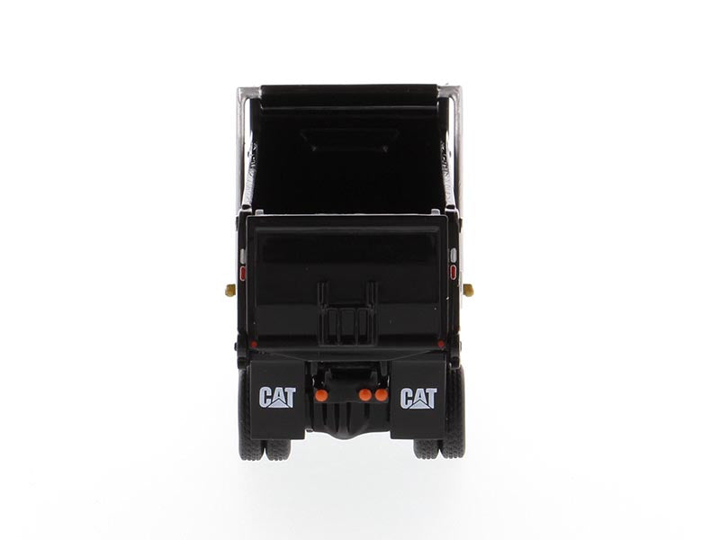 CAT Caterpillar CT681 Dump Truck Yellow and Black 'High Line' Series 1/87 (HO) Scale Diecast Model by Diecast Masters