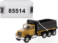 CAT Caterpillar CT681 Dump Truck Yellow and Black 'High Line' Series 1/87 (HO) Scale Diecast Model by Diecast Masters