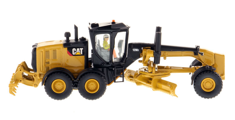 CAT Caterpillar 12M3 Motor Grader with Operator 'High Line' Series 1/87 (HO) Scale Diecast Model by Diecast Masters