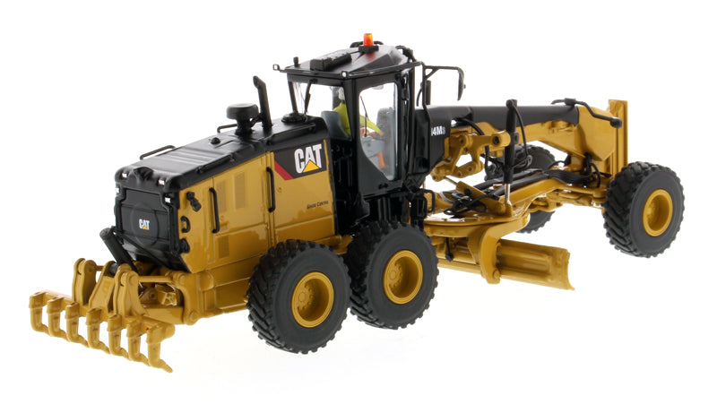 CAT Caterpillar 14M3 Motor Grader with Operator 'High Line Series' 1/50 Diecast Model by Diecast Masters