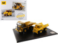 CAT Caterpillar 769 Off-Highway Truck (1963-2006) and CAT Caterpillar 770 Off-Highway Truck (2007-Present) with Operators 'Evolution Series' Set of 2 pieces 1/50 Diecast Models by Diecast Masters