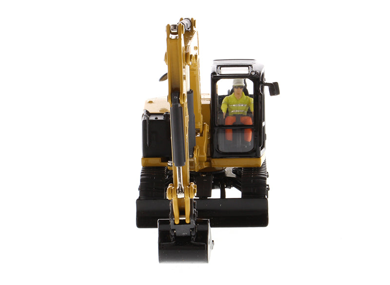 CAT Caterpillar 308 CR Next Generation Mini Hydraulic Excavator with Work Tools and Operator 'High Line' Series 1/50 Diecast Model by Diecast Masters