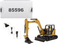 CAT Caterpillar 308 CR Next Generation Mini Hydraulic Excavator with Work Tools and Operator 'High Line' Series 1/50 Diecast Model by Diecast Masters