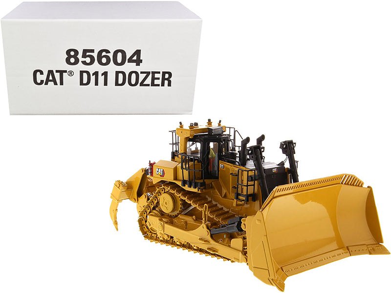 CAT Caterpillar D11 Fusion Track-Type Tractor Dozer with Operator 'High Line' Series 1/50 Diecast Model  by Diecast Masters