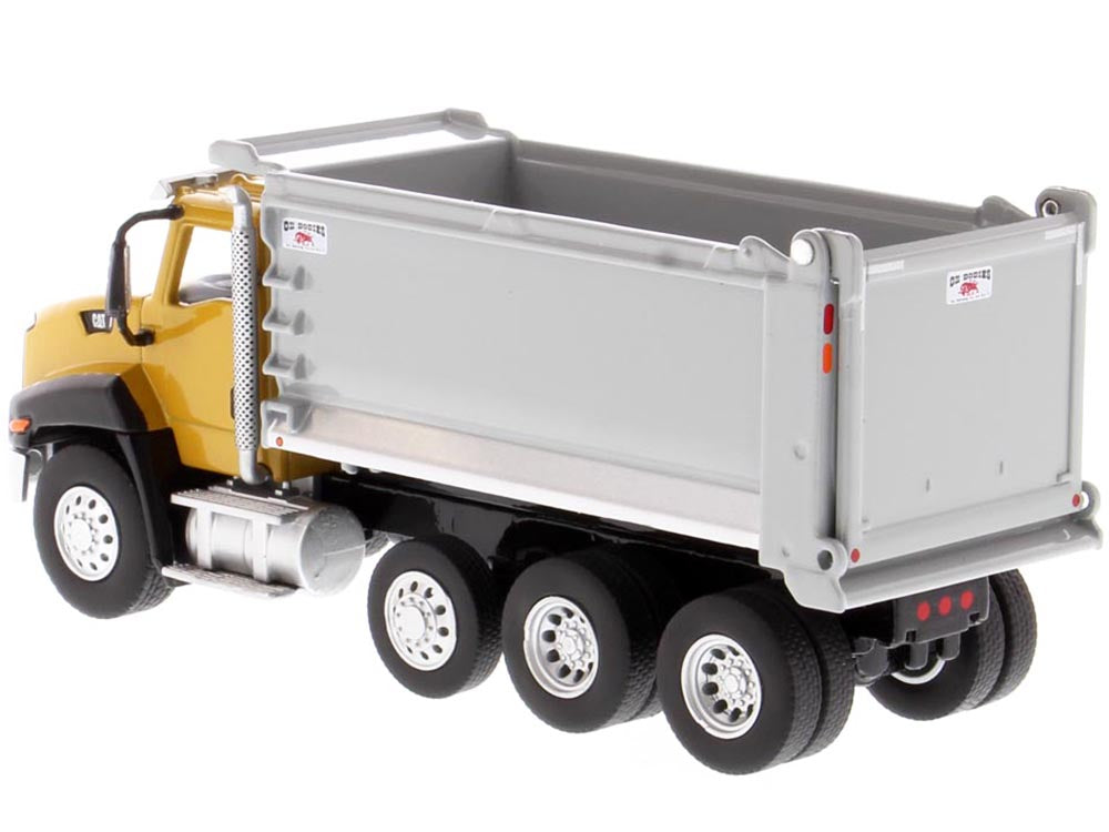 CAT Caterpillar CT660 Day Cab Tractor with OX Stampede Dump Truck 'Play & Collect!' Series 1/64 Diecast Model by Diecast Masters
