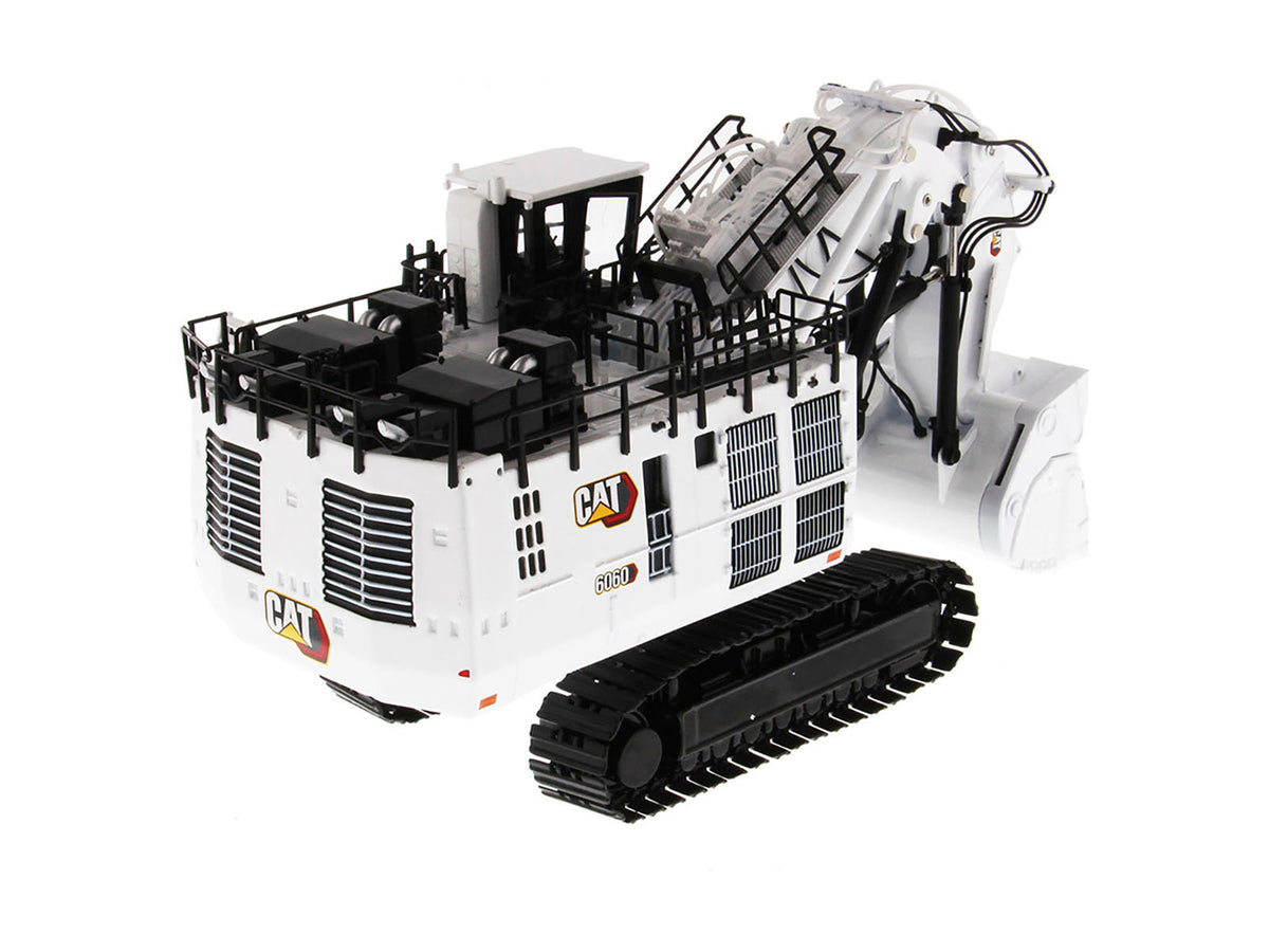 CAT Caterpillar 6060 Hydraulic Mining Front Shovel Coal Configuration White 'High Line Series' 1/87 (HO) Scale Diecast Model by Diecast Masters