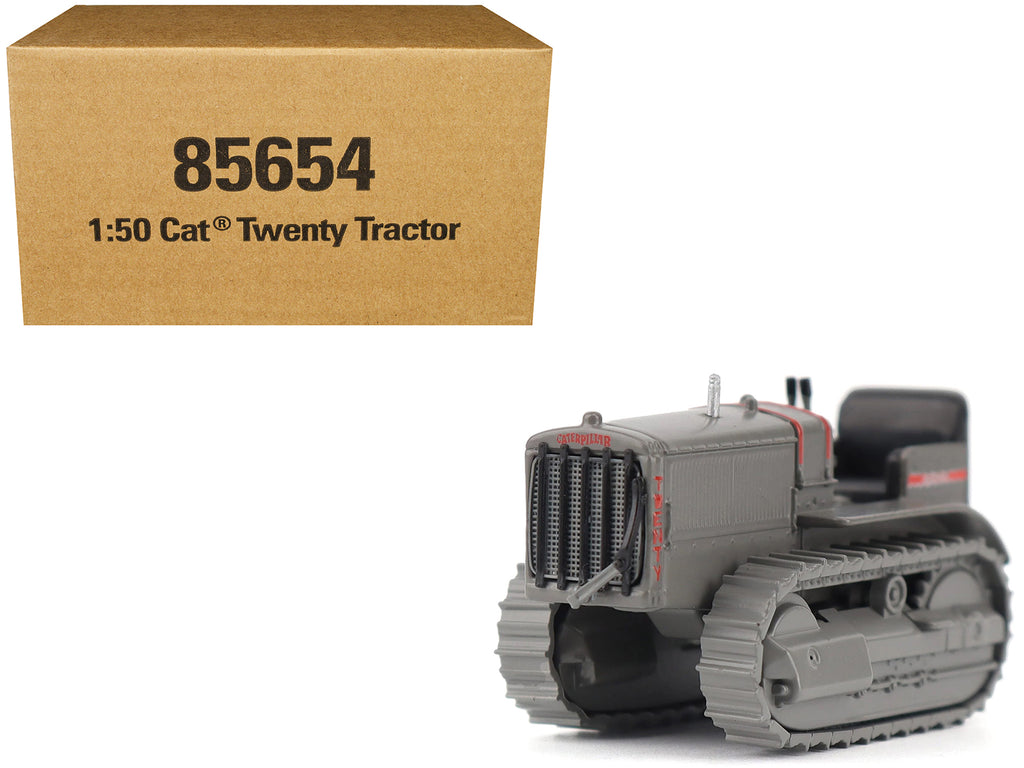 CAT Caterpillar Twenty Tractor Gray 'Centennial Series' 1/50 Diecast Model by Diecast Masters