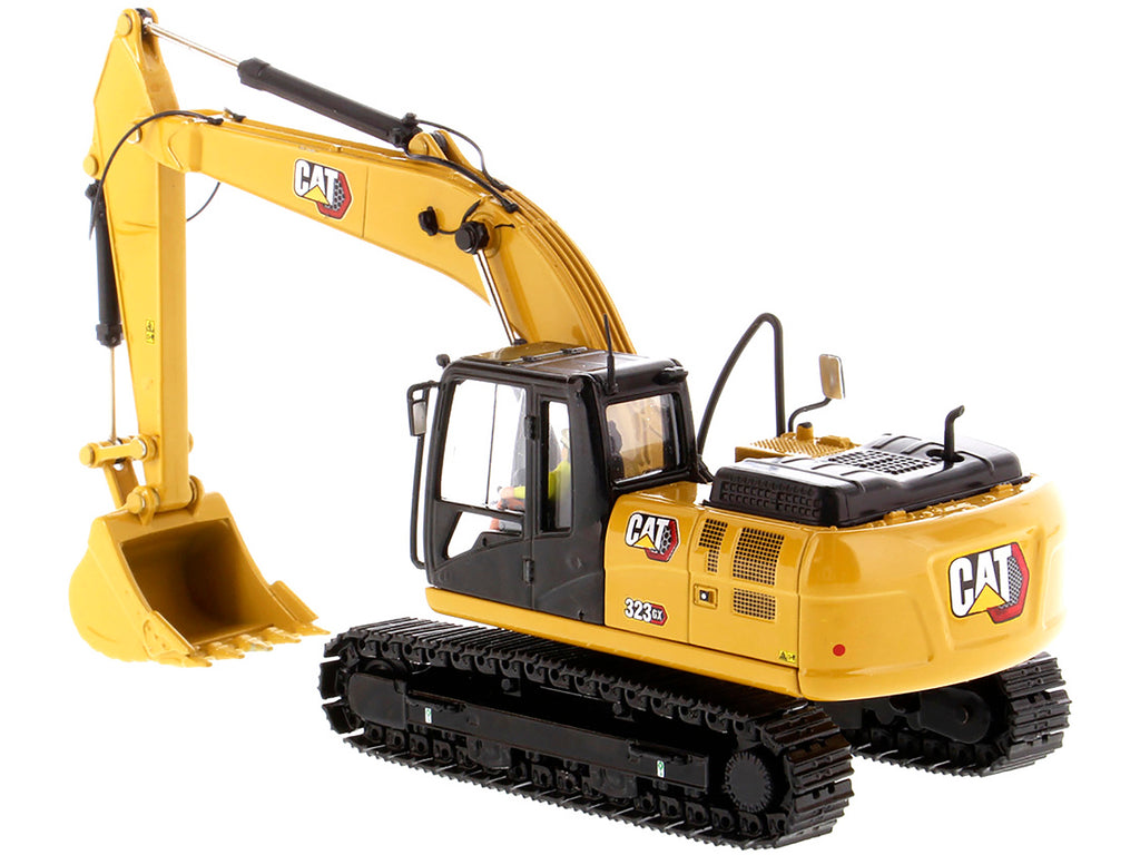 CAT Caterpillar 323 GX Hydraulic Excavator with Operator 'High Line' Series 1/50 Diecast Model by Diecast Masters
