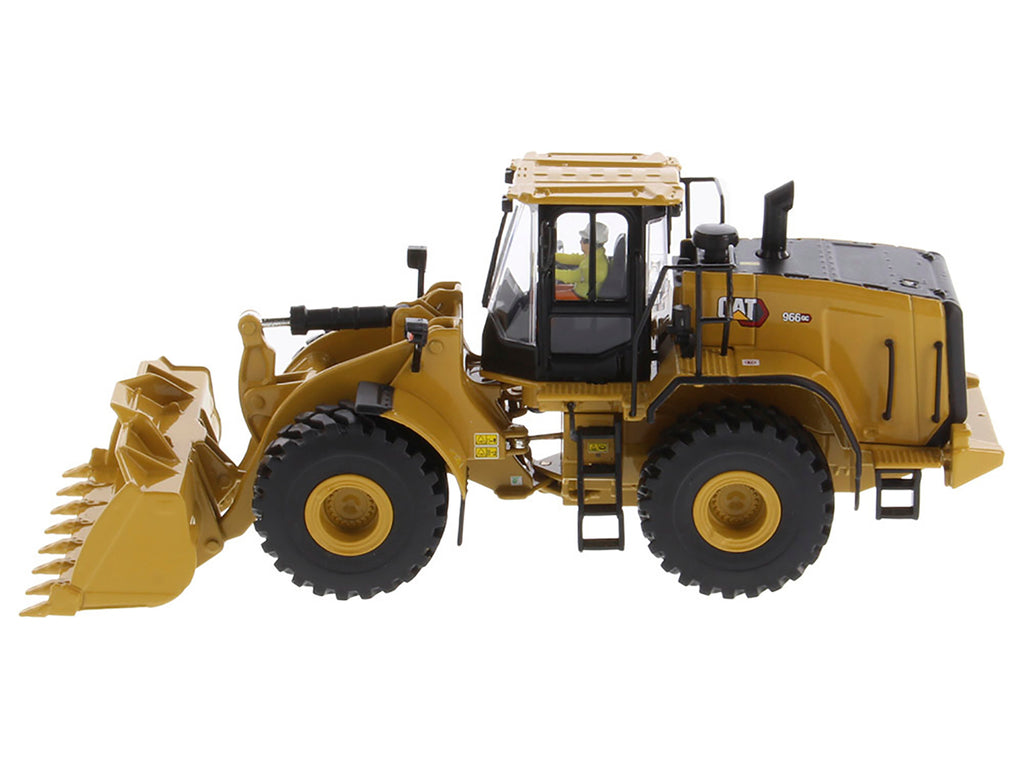 CAT Caterpillar 966 GC Wheel Loader Yellow with Operator 'High Line Series' 1/50 Diecast Model by Diecast Masters